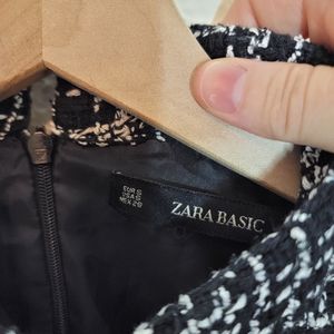 Zara plaid jumpsuit/overall with skort. Women's Small